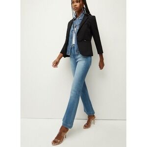 Veronica Beard Dickey Navy Scuba Schoolboy Jacket Size 6 Blazer